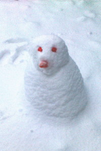雪だるま　snowman